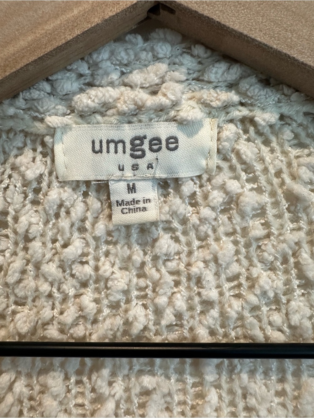 Umgee Cream Bouclé Open-Front Cardigan - Picture 2 of 10